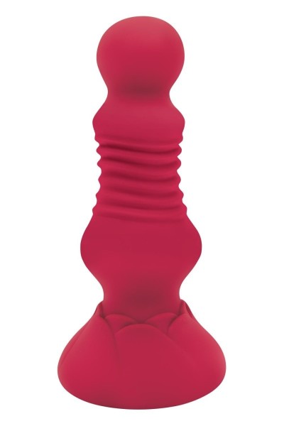 Vibratore anale con spinta Thrusting Rosebud