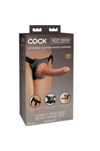 Imbracatura comfy con dildo 17,8 cm