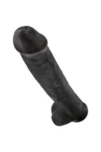 Dildo realistico con testicoli 34,2 nero