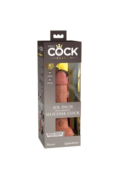 Dildo realistico Elite 15,2 cm caramel