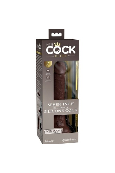 Dildo realistico Elite 17,8 cm marrone