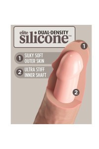 Vibratore realistico Elite 15,2 cm