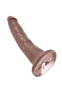 Dildo realistico 17 cm marrone