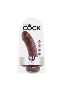 Dildo realistico 20,3 cm  marrone