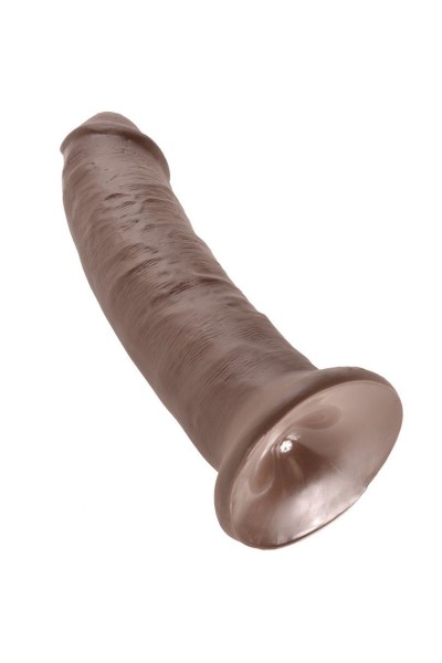 Dildo realistico 22,9 cm marrone