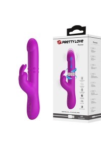 Vibratore rabbit rotante Reese viola