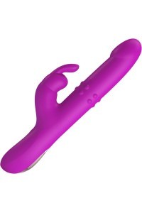 Vibratore rabbit rotante Reese viola