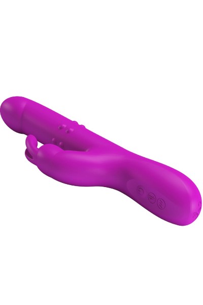 Vibratore rabbit rotante Reese viola