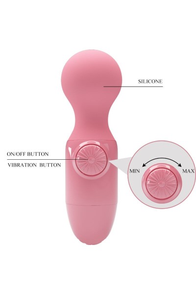 Mini stimolatore wand Little cute rosa