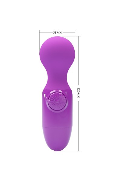 Mini stimolatore wand Little cute viola