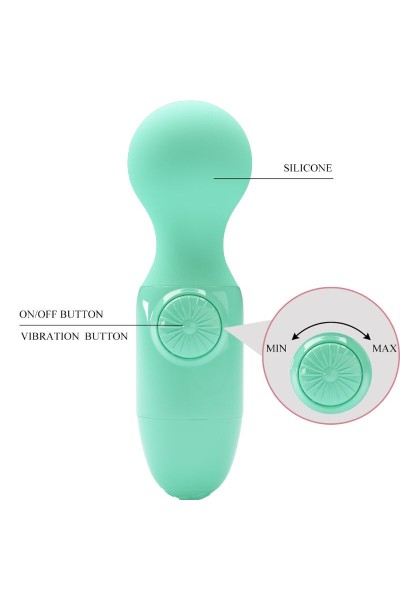 Mini stimolatore wand Little cute verde