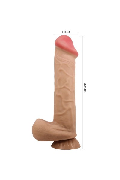 Dildo realistico con ventosa Sliding skin 26 cm