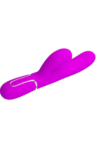 Vibratore rabbit multifunzioni Perlita fucsia