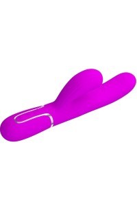 Vibratore rabbit multifunzioni Perlita fucsia