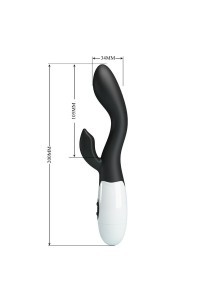 Vibratore rabbit Brighty nero