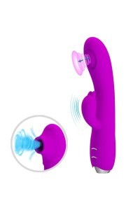 Vibratore rabbit con succhia clitoride Regina