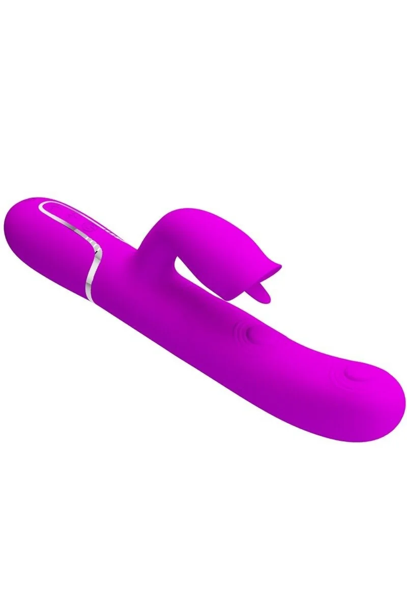 Vibratore rabbit con lingua Gigi fucsia