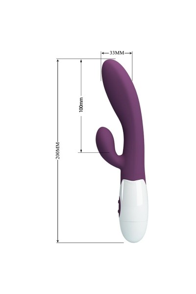 Vibratore rabbit Alvis viola