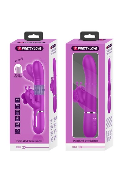 Vibratore rabbit multifunzioni Ridgely fucsia