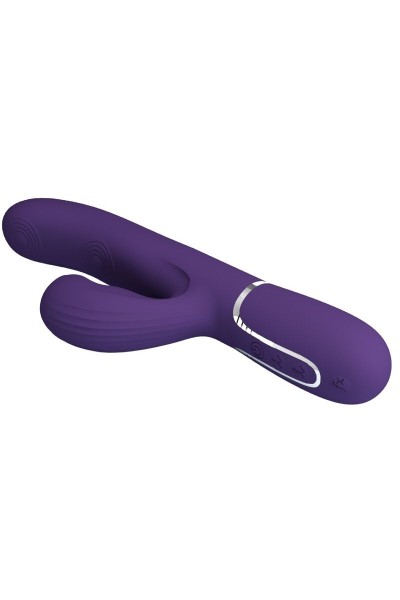 Vibratore rabbit multifunzioni Perlita viola