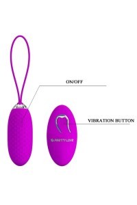 PRETTY LOVE JOANNA HUEVO VIBRADOR CONTROL REMOTO 12 MODOS