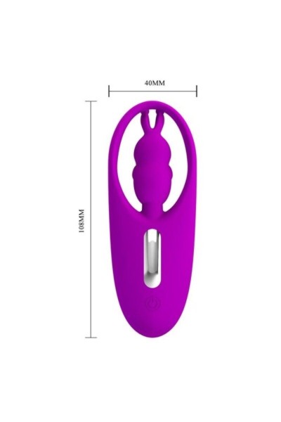 Stimolatore clitorideo per mutandine Wild Rabbit viola