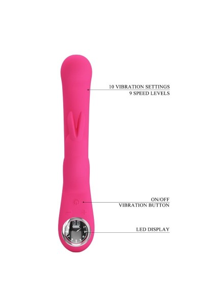 Vibratore rabbit con display Lamar