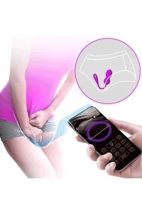 Palline vaginali con app Elvira fucsia