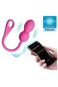 Palline vaginali con app Elvira rosa