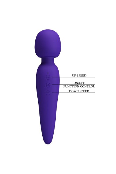 Stimolatore wand Meredith viola scuro