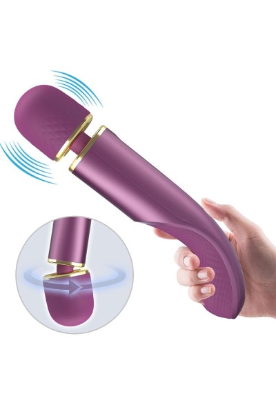 Stimolatore wand con 7 modalità di vibrazioni viola