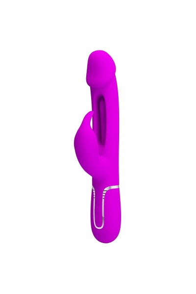 Vibratore rabbit multifunzioni Kampas fucsia