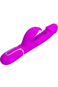 Vibratore rabbit multifunzioni Kampas fucsia