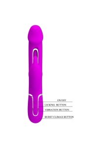 Vibratore rabbit multifunzioni Kampas fucsia