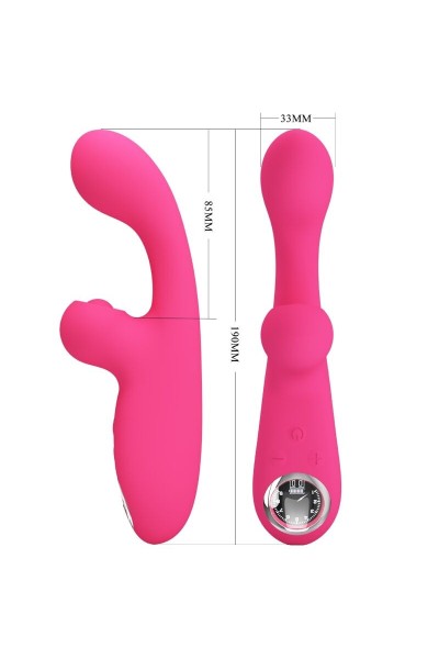 Vibratore rabbit Skylar rosa