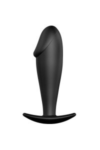 PRETTY LOVE PLUG ANAL SILICONA FORMA PENE - NEGRO