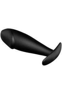 PRETTY LOVE PLUG ANAL SILICONA FORMA PENE - NEGRO