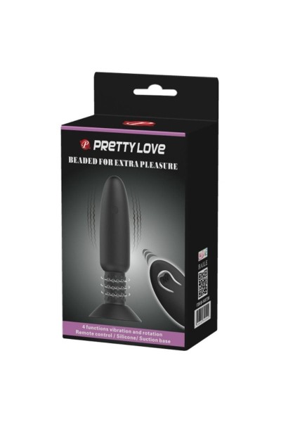 PRETTY LOVE BOTTOM - PLUG CON VIBRACION Y ROTACION