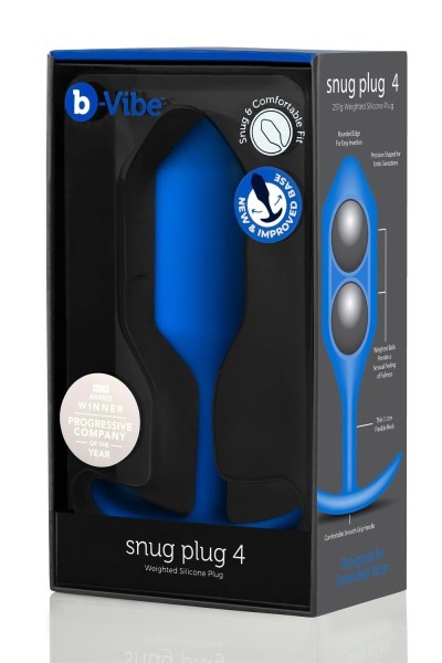 Plug anale Snug 4 blu