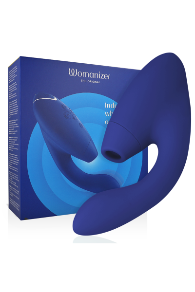 Stimolatore clitorideo e punto G Duo 2 blu