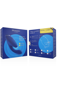 Stimolatore clitorideo e punto G Duo 2 blu