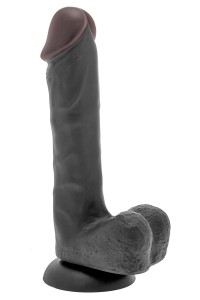 Dildo realistico Don Jon nero 24.5 cm