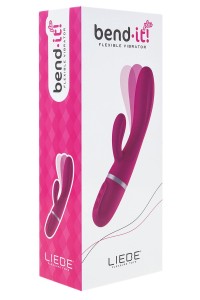 Vibratore rabbit Bend It Plus ciliegia