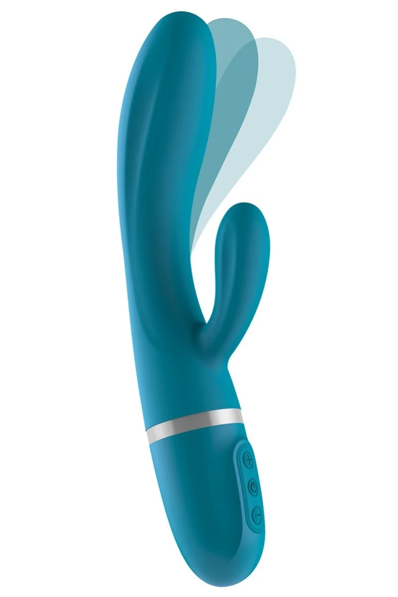 Vibratore rabbit Bend It Plus blu