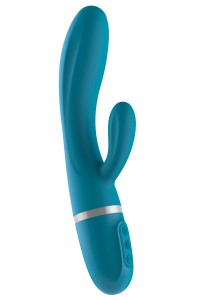 Vibratore rabbit Bend It Plus blu