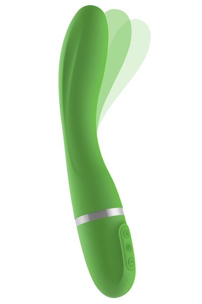 Vibratore punto G Bend It verde