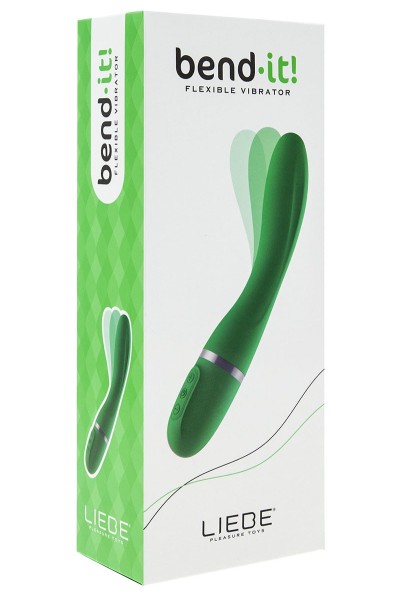 Vibratore punto G Bend It verde