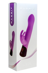 Vibratore rabbit ricaricabile viola