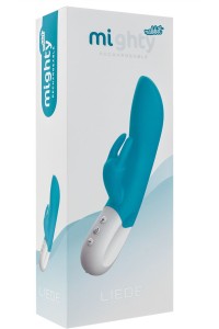 Vibratore rabbit Mighty blu oceano