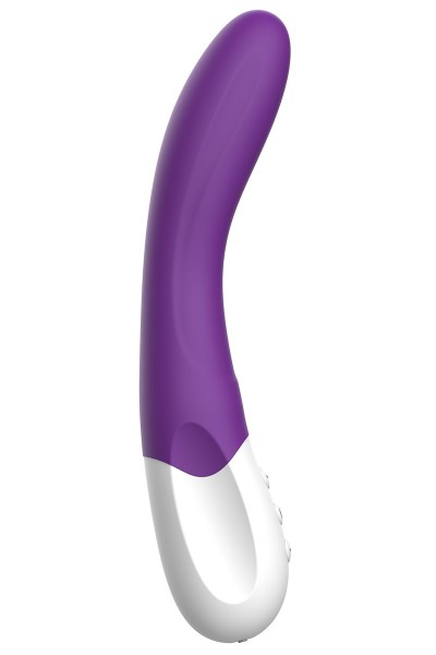 Vibratore punto G ricaricabile Bend It viola